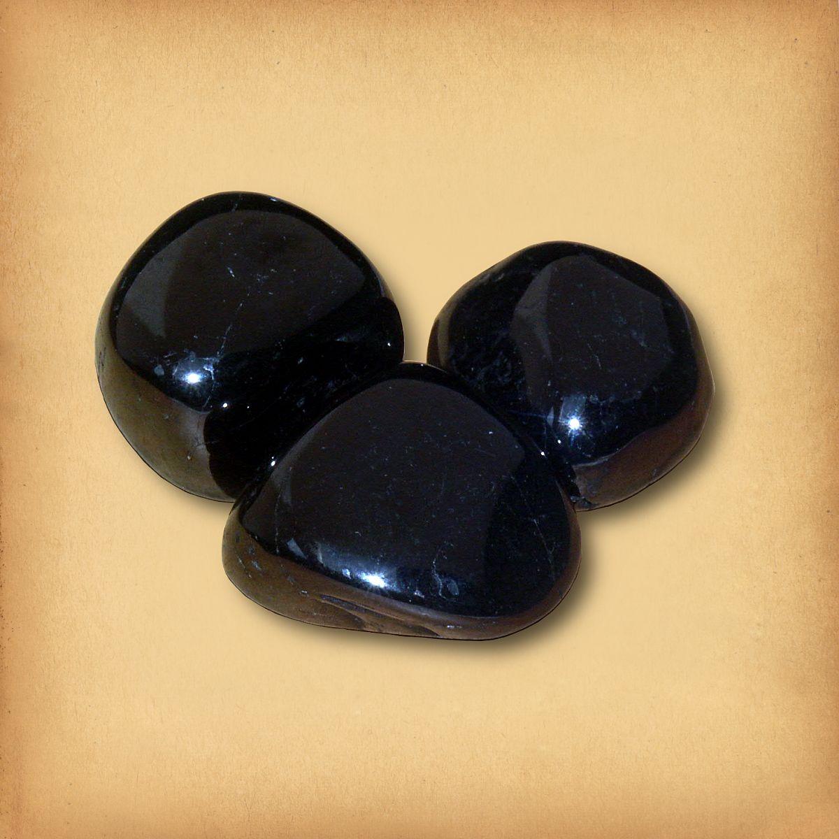 Jet Tumbled Gemstones - CRY-JET picture