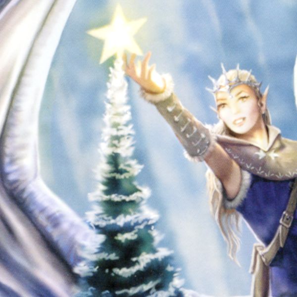 Winter Fantasy Yule Card - CRD-AN13 picture