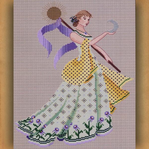 Dance of the Vernal Equinox Cross Stitch Pattern - SWW-417 picture