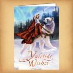 Queen of the Aurora Bears Yule Card - CRD-BY24