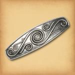 Celtic Spirals Barrette - HAR-PB23