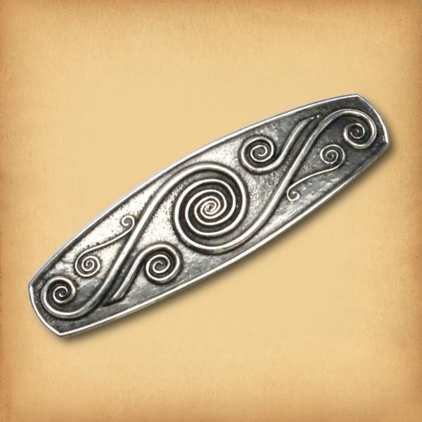 Celtic Spirals Barrette - HAR-PB23