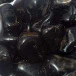 Tumbled Black Onyx Gemstones - CRY-ONX