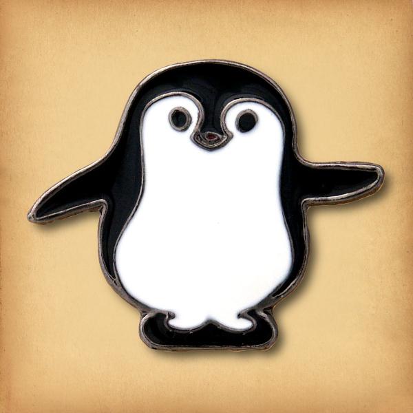 Large Penguin Enamel Pin - PIN-098