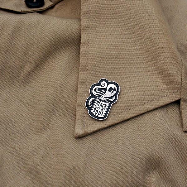 Demon Coffee Enamel Pin - PIN-012 picture