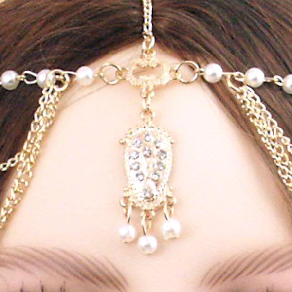 Pearl Loop Fantasy Headpiece - TIK-A130 picture