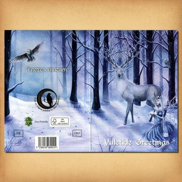 Frozen Fantasy Yule Card - CRD-CB01 picture