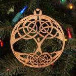 Tree of Life Wooden Yule Ornament - ORN-D01