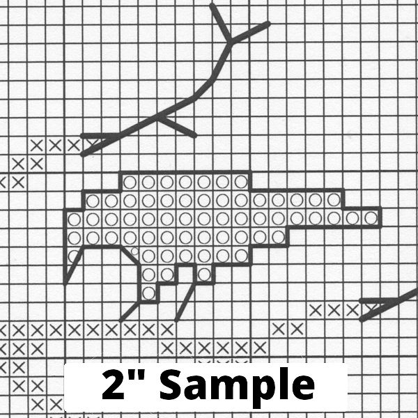 "The Mourning Tree" Cross Stitch Pattern - SWW-105 picture