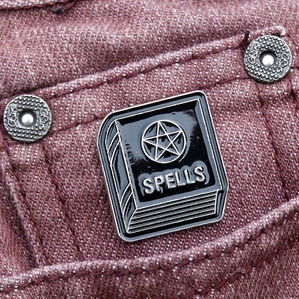 Spell Book Enamel Pin - PIN-002 picture