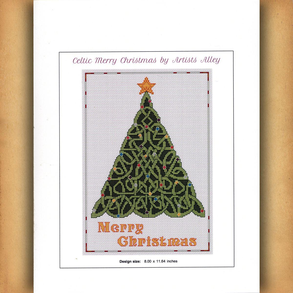 Celtic Christmas Tree Cross Stitch Pattern - SIA-727 picture