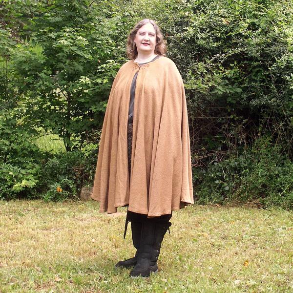 Golden Brown Full Circle Cloak - CLK-119