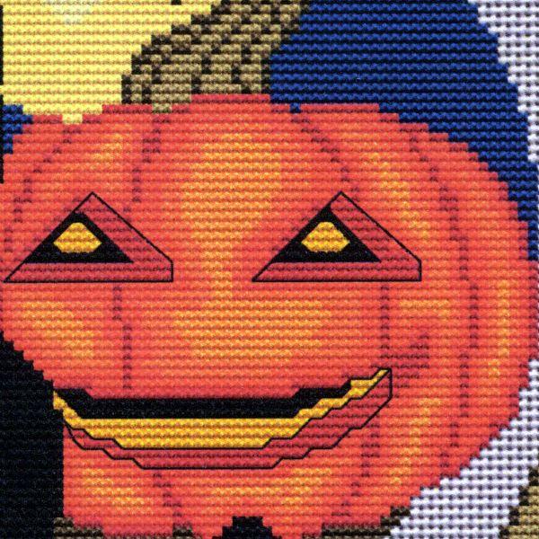 Black Cat Samhain Cross Stitch Pattern - SIA-248 picture