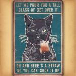 Get Over It Tin Sign - TIN-A030