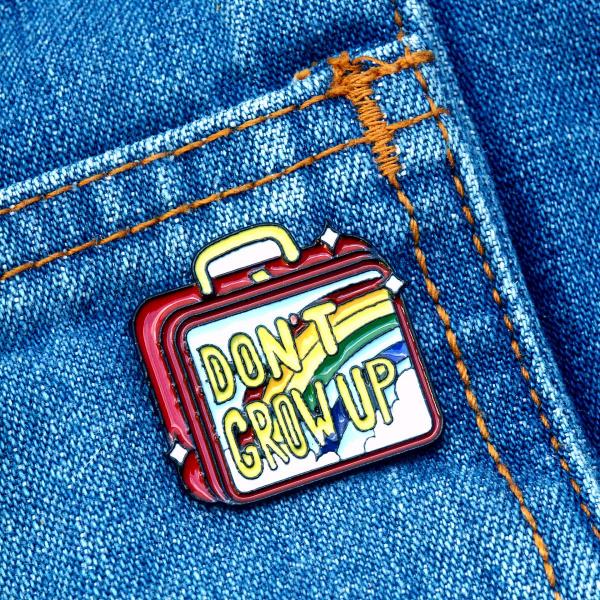 Don't Grow Up Enamel Pin - PIN-134 picture