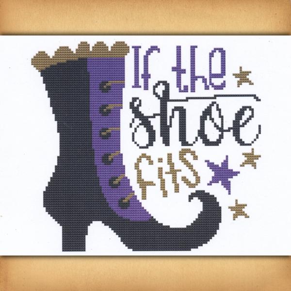 "If the Shoe Fits" Cross Stitch Pattern - SIC-819