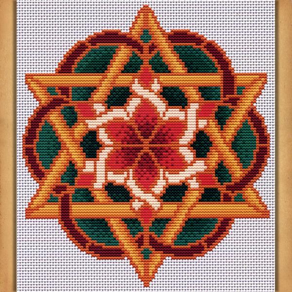 Christmas Star Cross Stitch Pattern - SIA-479