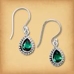 Silver Dragon&rsquo;s Tear Earrings - ESS-219