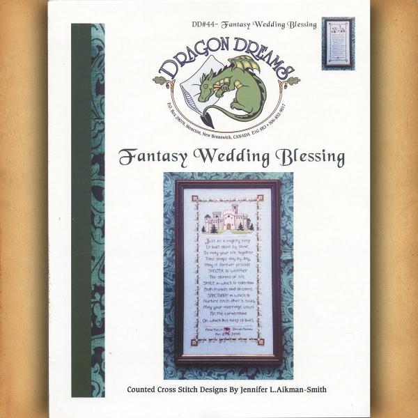 Fantasy Wedding Blessing Cross Stitch Pattern - SDD-044 picture