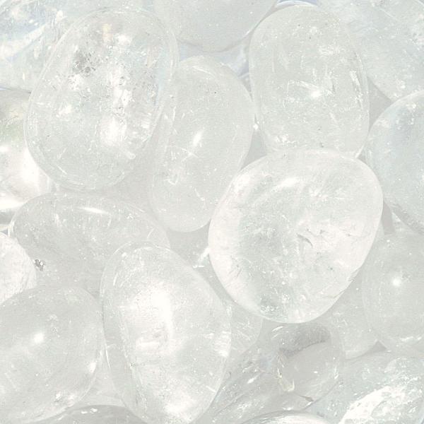 Clear Quartz Tumbled Gemstones - CRY-CQZ