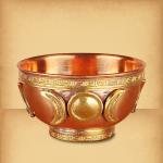 Triple Moon Copper Bowl - BOL-90006