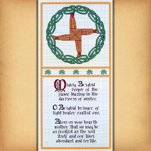 Brighid's Blessing Cross Stitch Pattern - SIA-582