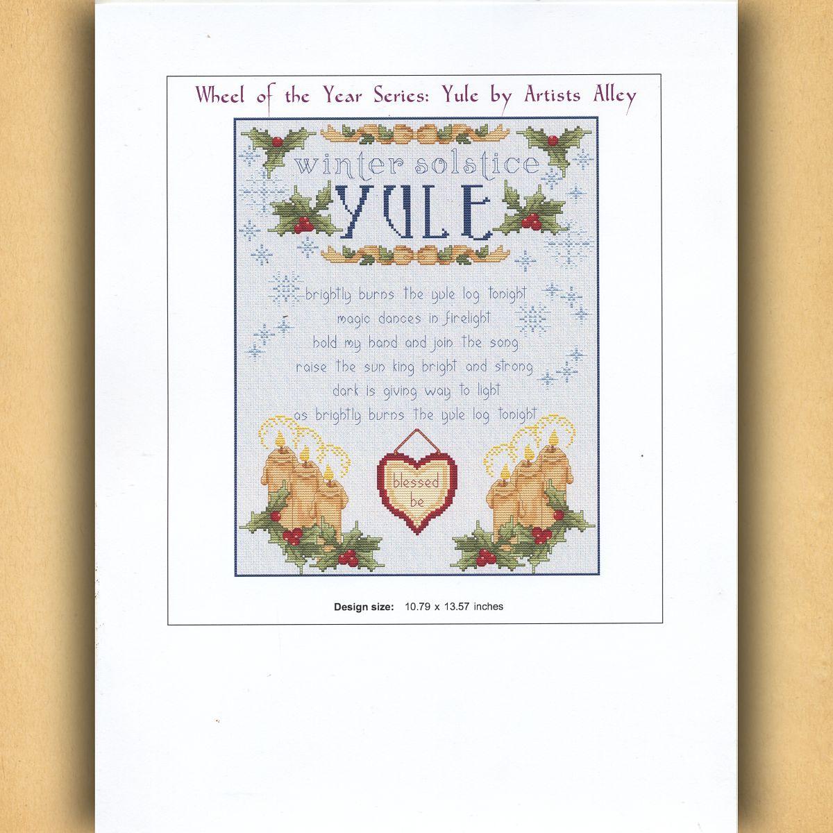 Wheel of the Year Series: Yule Cross Stitch Pattern - SIA-725 picture