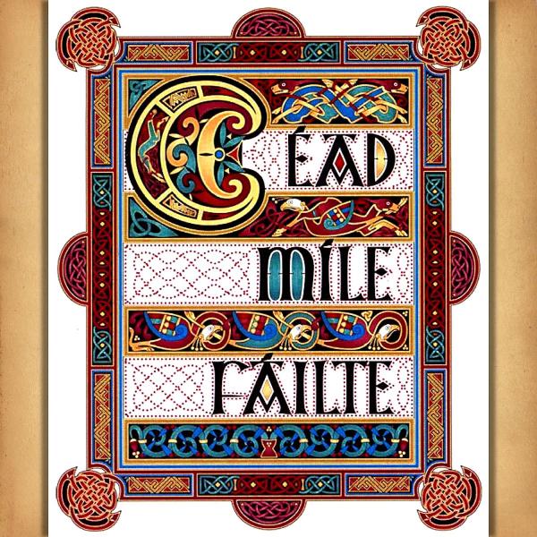 "Cead Mile Failte" Cross Stitch Pattern - SHB-086
