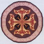 Thor's Shield Cross Stitch Pattern - SIA-920