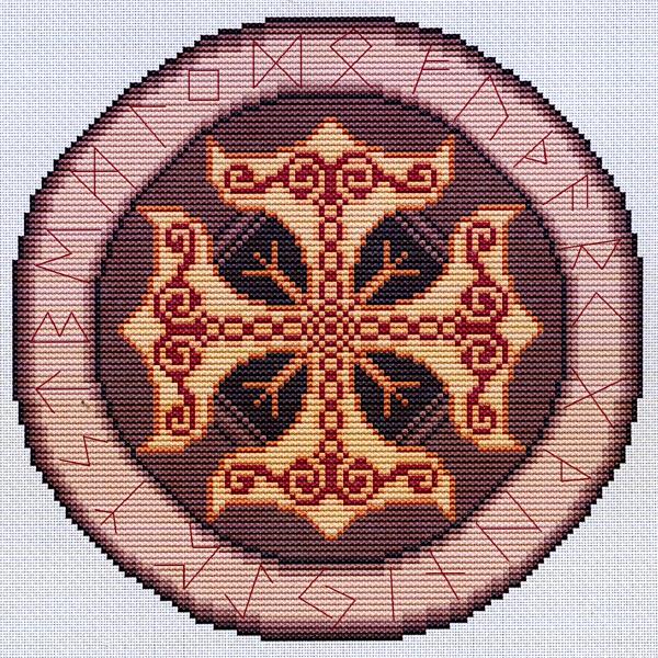 Thor's Shield Cross Stitch Pattern - SIA-920