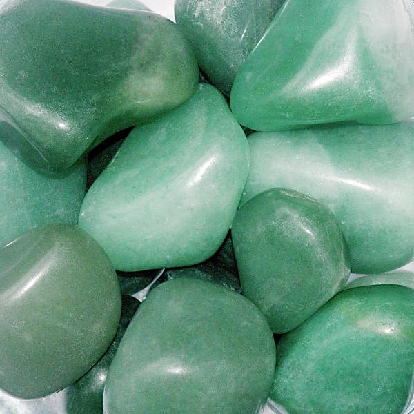 Green Aventurine Tumbled Gemstones - CRY-AVE