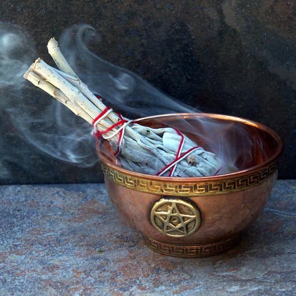 Pentacle Copper Bowl - BOL-90007 picture