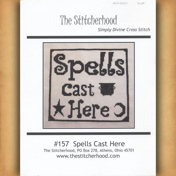 "Spells Cast Here" Cross Stitch Pattern - SIS-157 picture