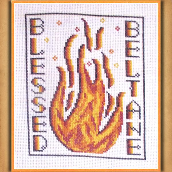 Blessed Beltane Cross Stitch Pattern - SIS-328