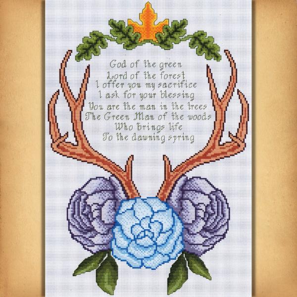 Horned God Cross Stitch Pattern - SIA-335