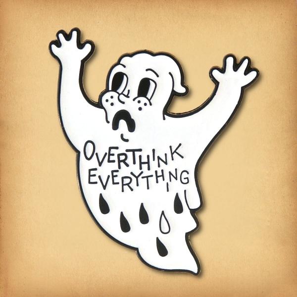 "Overthink Everything" Enamel Pin - PIN-072 picture