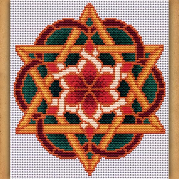Christmas Star Cross Stitch Pattern - SIA-479