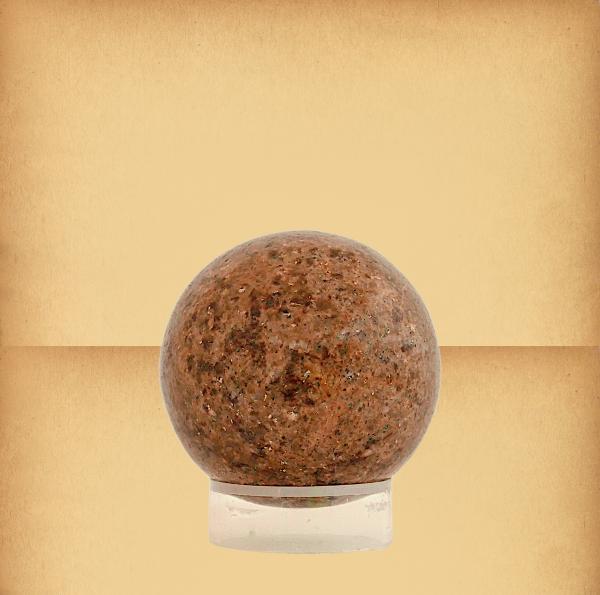 Polished Warm Beige Granite Sphere - GMS-005