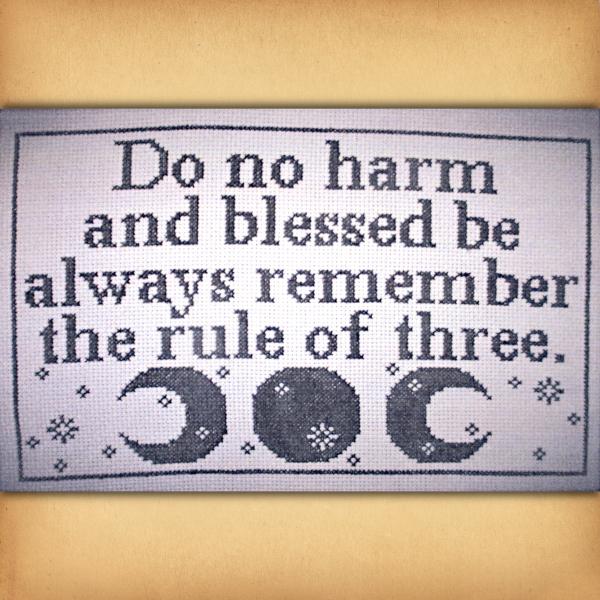 Remember the Rule Cross Stitch Pattern - SIS-323