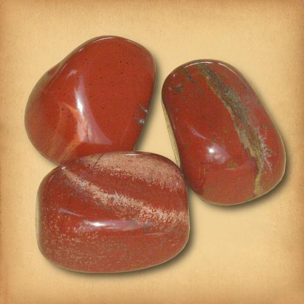 Red Jasper Tumbled Gemstones - CRY-RJP picture