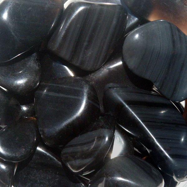 Obsidian Tumbled Gemstones - CRY-OBS