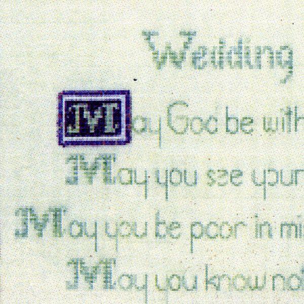 Celtic Wedding Blessing Cross Stitch Pattern - SEL-864 picture