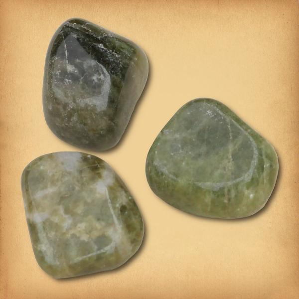 Vesuvianite Tumbled Gemstones - CRY-VES picture