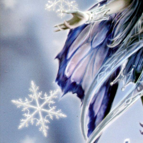 Snowflake Fairy Yule Card - CRD-AN10 picture