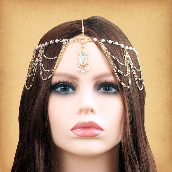 Pearl Loop Fantasy Headpiece - TIK-A130