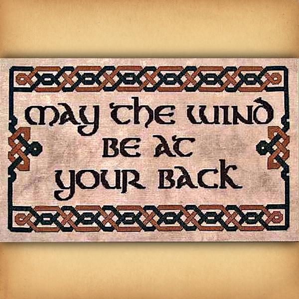 "May the Wind Be at Your Back" Cross Stitch Pattern - SWW-462