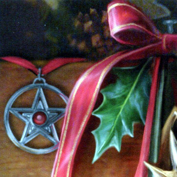 Magical Arrival Yule Card - CRD-AN14 picture