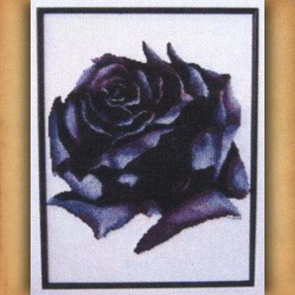 Dark Rose Cross Stitch Pattern - SIW-683 picture