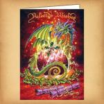 Flaming Dragon Pudding Yule Card - CRD-BY16