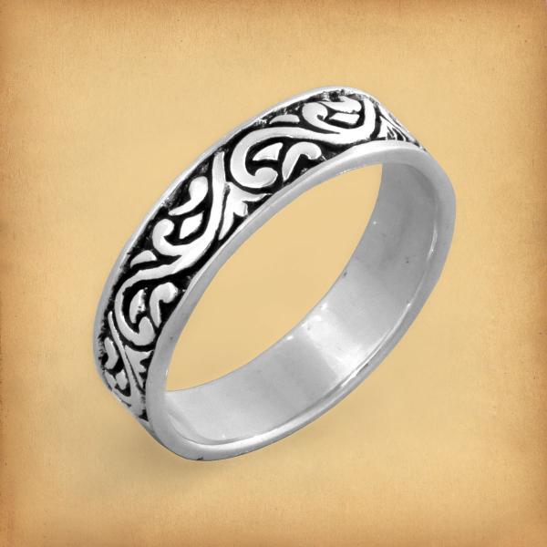 Silver Medieval Ring - RSS-3036 picture